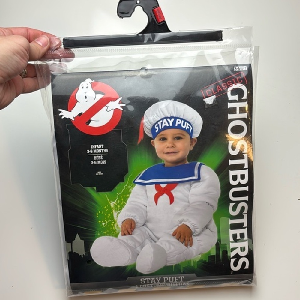 Ghostbusters Stay Puft Marshmallow Man Baby‎ Costume